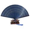 Multi Color Bamboo Folding Fan Handmade Dancing Fan Vintage Hollow Hand Fan  Wedding