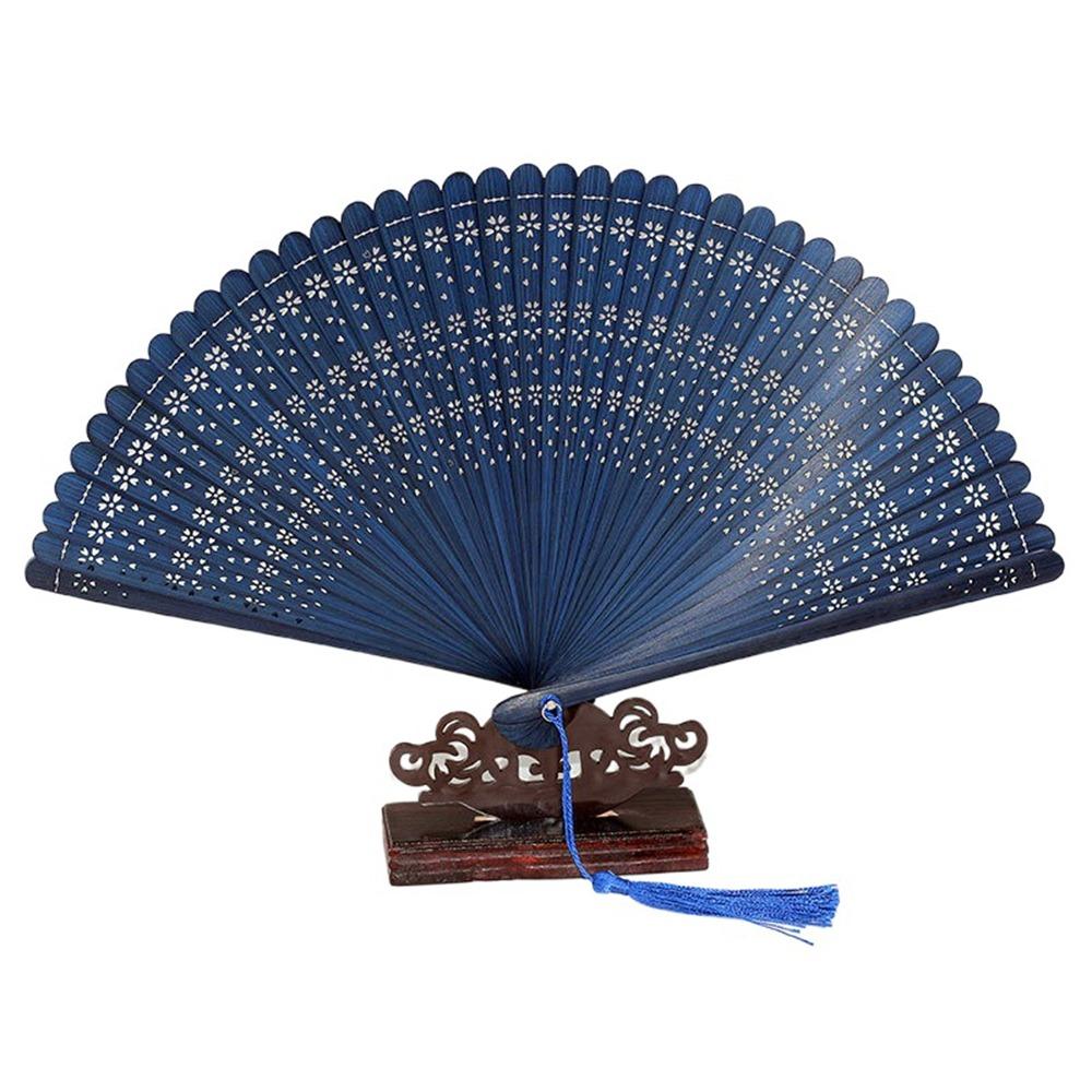 Multi Color Bamboo Folding Fan Handmade Dancing Fan Vintage Hollow Hand Fan Wedding