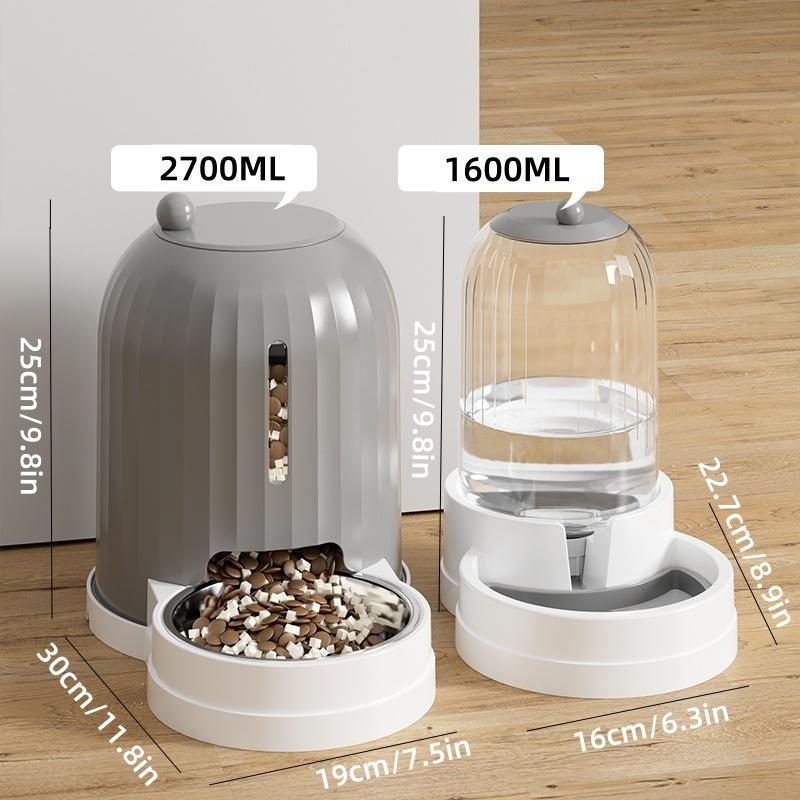 

Large-Capacity Pet Automatic Feeding Water Feeder, Dog Feeder, Dog Water Feeder, Cat Feeder, Cat Water Feeder Suit жёлтый