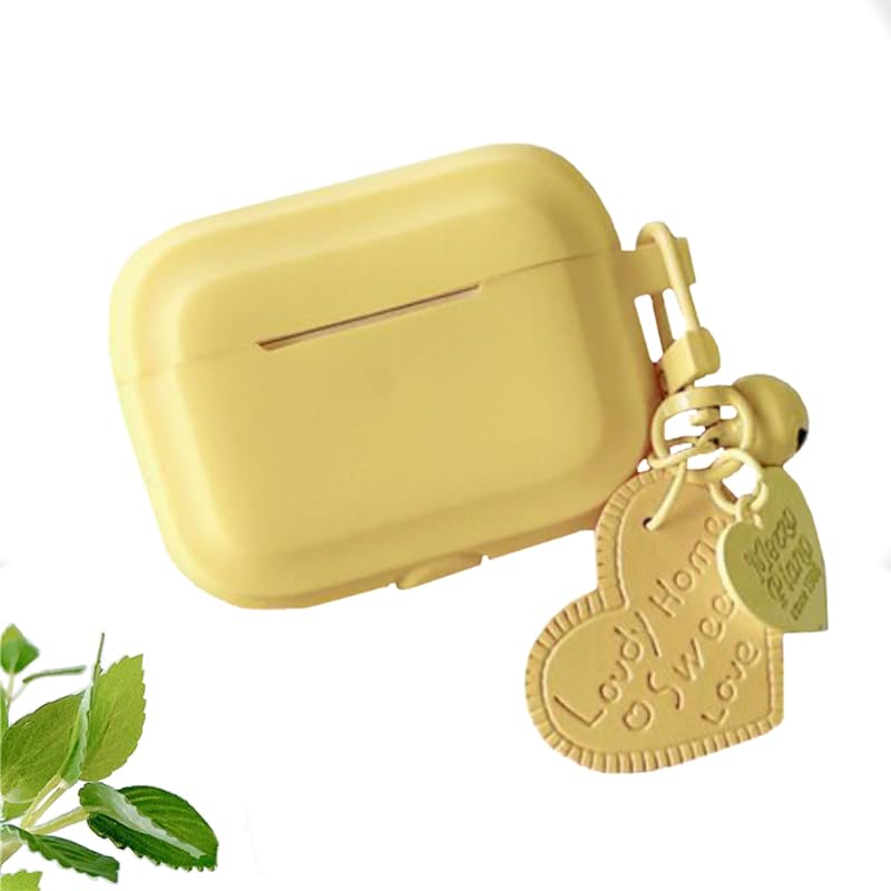 

[Pinscher] AirPods Pro 2 case (yellow) 2nd generation air pods professional silicon case protective cover protective case Full protection charging