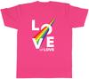 Gay Pride Month Unisexs TShirt Love Is Love Rainbow Thunderbolt Tee Gift