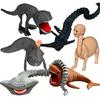 Figurine imprimate 3D Bloop vs El Gran Maja Creatură Marină Jucării Flexibile Fidget Monstru din Adâncuri Set Colecționabil pentru Iubitorii Oceanului