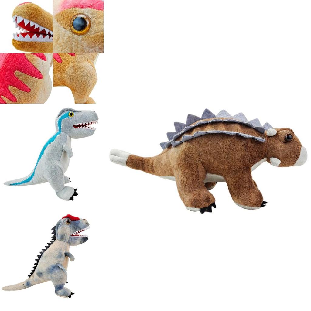 Urocze pluszowe zabawki dinozaury Idealne prezenty świąteczne Triceratops i T-Rex