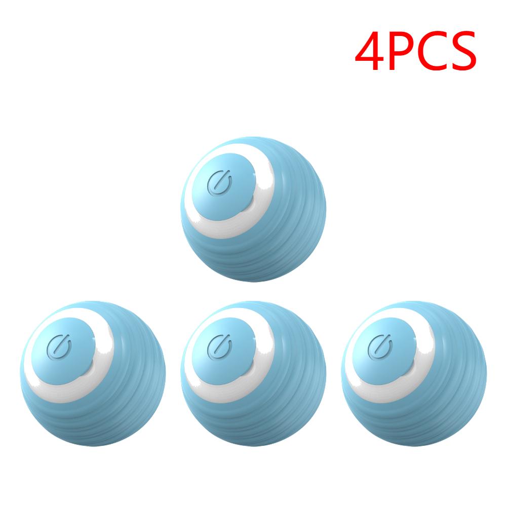Smart Cat Toys Rolling Ball Rechargeable Electic Interactive Toys for Cats Training Self-moving Funny Puppy AccessoriesPet Toys