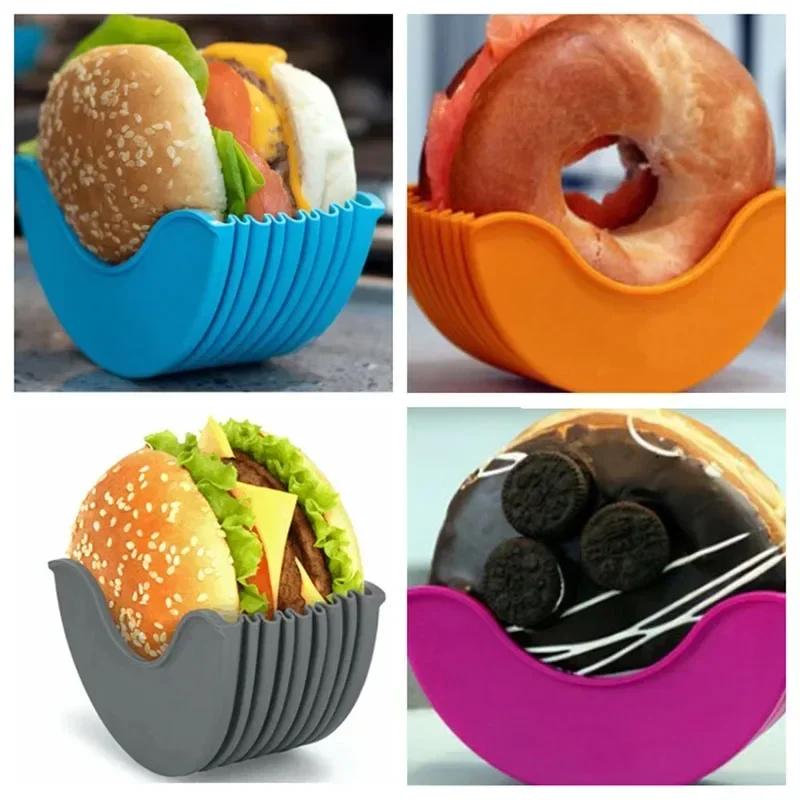 Burger Boxes Barbecue Kitchen Utensils Useful Things Pork Belly Silicone Stand Kitchenware Gadgets Home Kitchens Accessories Bar