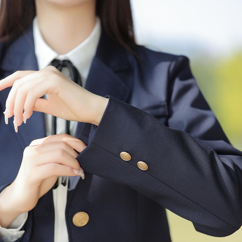 Japanese Style Academy Couple JK Uniform Set - Middle School Student Suit Jacket
