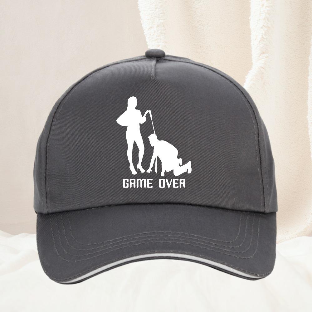 Groom Crew Game Over Hat Guys Bachelor Party Video Gamer Over Bride Groom Baseball Cap Adjustable Unisex Snapback Hats