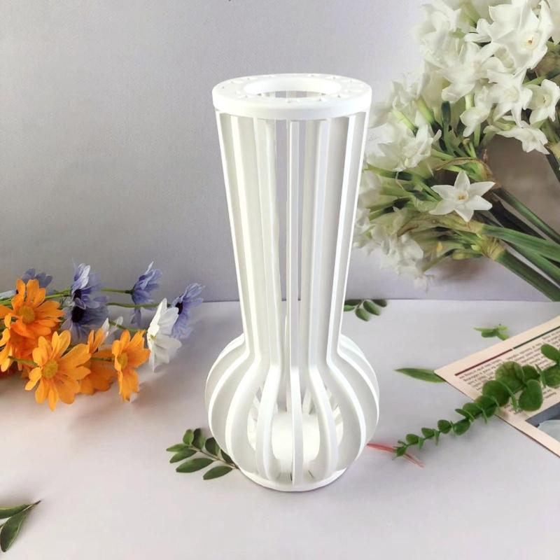Flexible Silicone Mold Unique Resin Molds Handmade Flowerpot Moulds Silicone Craft Moulds Unique Vases Moulds for Vase