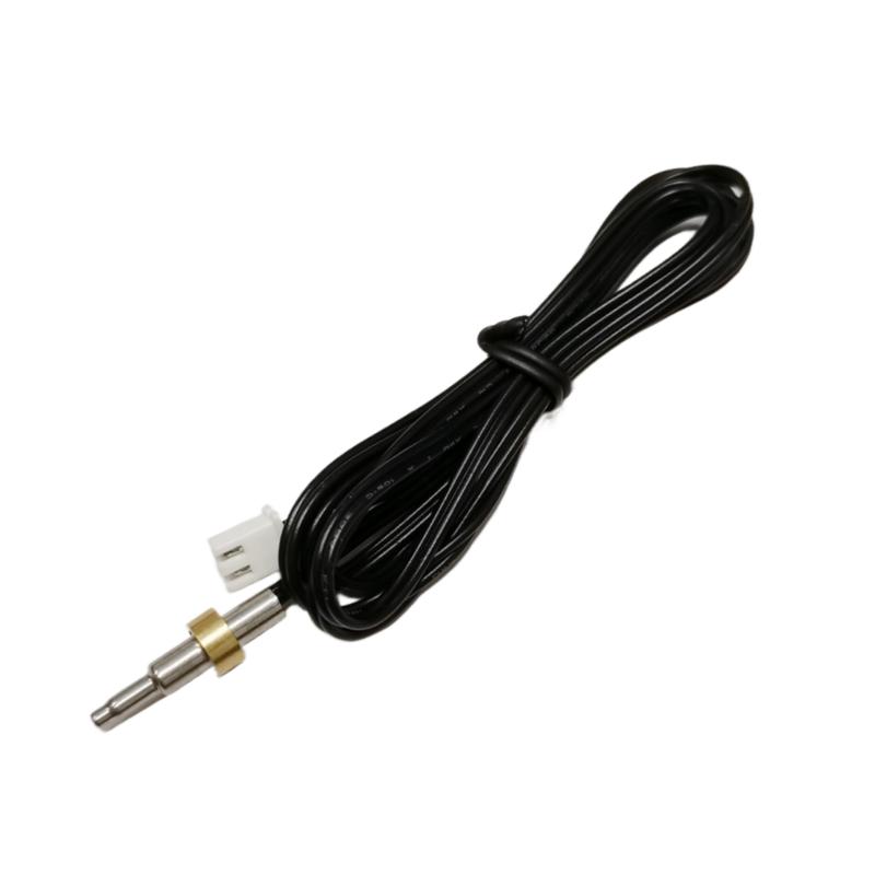 Bullet head NTC thermistor temperature sensor 10K waterproof probe with copper ring B value 3950 50CM 1M