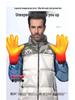 Rechargeable Electric Heated Gloves for Men: Winter Motorcycle Riding, Thickened Velvet for Warmth and Cold Protection