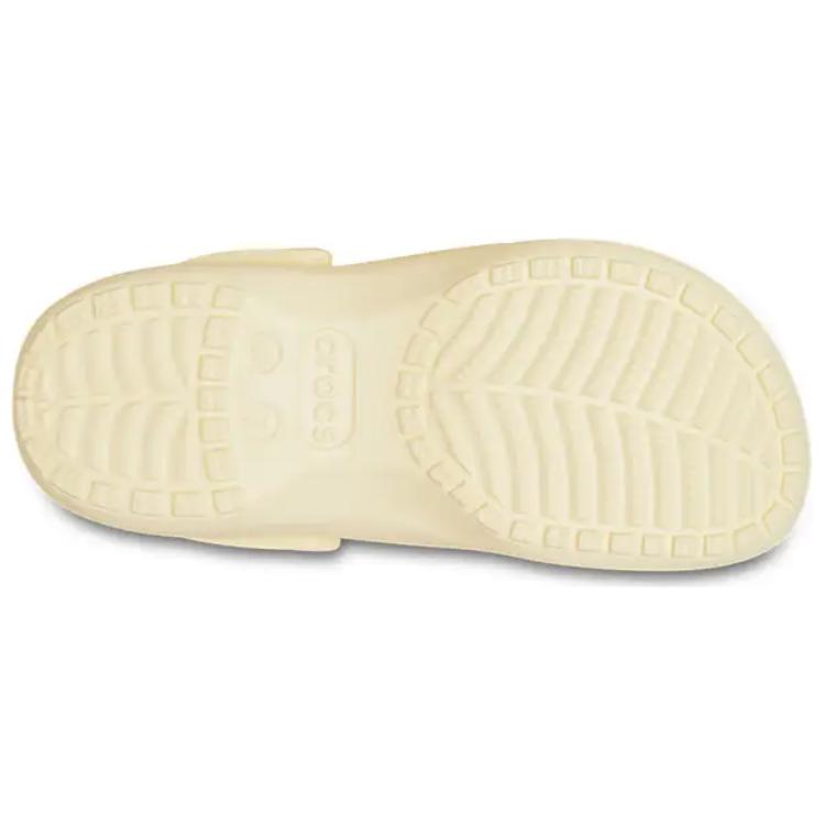 Crocs Classic Platform Clog Comfortable Casual Clogs Women Clogs Cream-Yellow 206750-76O