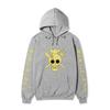 One Piece Sanji Hoodie, Chef Pirate Skull Logo Japanese Letter Sleeve Print Pullover Sweatshirt Unisex Streetwear
