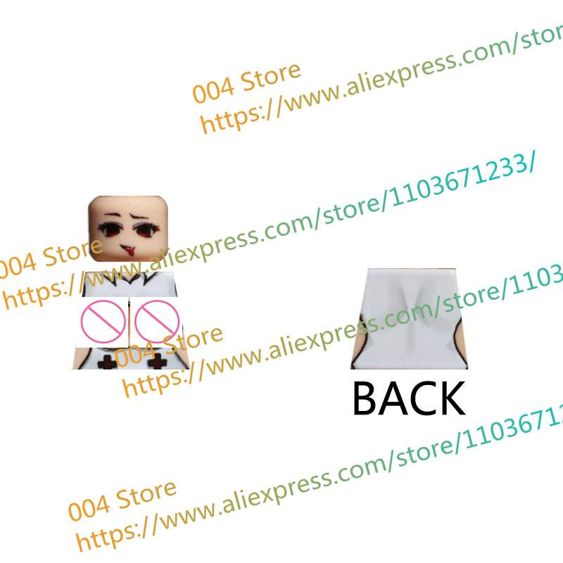 18+ Adult Building Block MOC Anime Action Figure Sexy Model Date Cartoon Swimwear Girl Hair Kit Ornament Toy Gift Collection F31