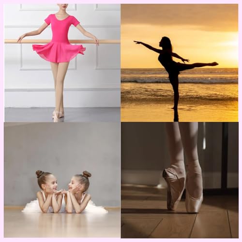 SCGEHA Ballet Dancewear, Plus Size Leotard, Dance Skirt, Tutu, Short Sleeves (XXL)