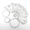 10 Pcs Acrylic Regular Plate Templates Quilting Templates Ruler Sewing Stencils Quilting Ruler Patchwork Templates