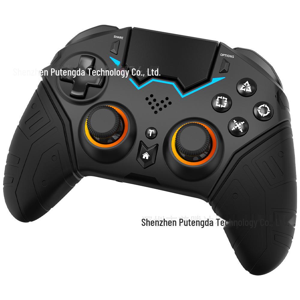 Silicone Grip RGB Six-Axis Somatosensory Touch Controller for PS4 & Mobile