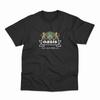 2025 Verão Novo Oasis Banda de Rock Vintage Americano Retrô Camiseta Masculina Algodão Puro Solta Camiseta de Manga Curta Masculina e Feminina