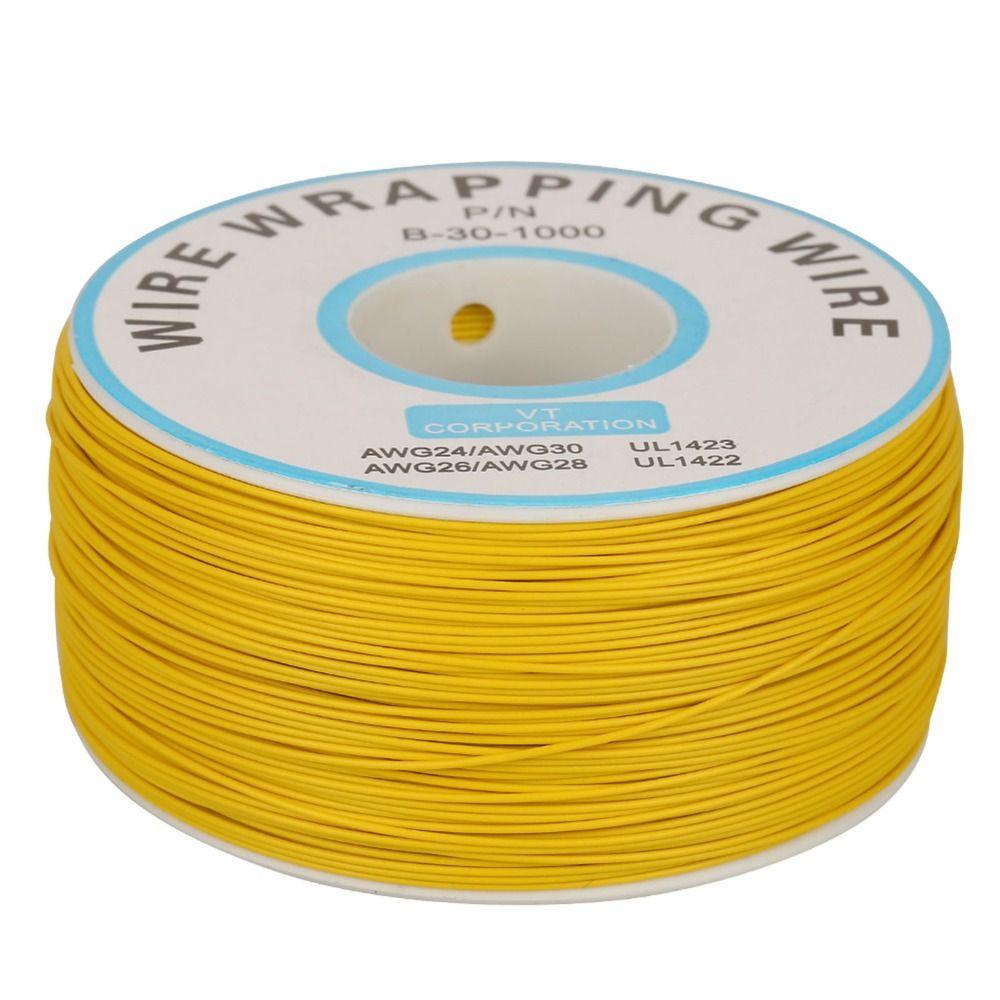 Colorful 30AWG Wire Wrapping Copper Wire 0.25mm Core Diameter 200M Single Copper Wire Strand Wrapping Wire Circuit Board