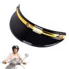 Motorcycle Hats Visor Shield UV Protection Helmets Sun Visor Easy Install Vintage Style Helmets Accessories for Motocross Half