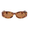 Miu Miu Side Letter Decoration Irregular Shape Sunglasses Women sunglasses MU11WS4BW2Z1