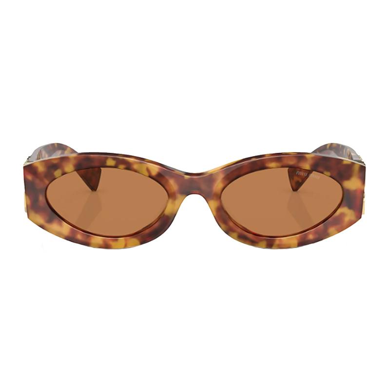 Miu Miu Side Letter Decoration Irregular Shape Sunglasses Women sunglasses MU11WS4BW2Z1