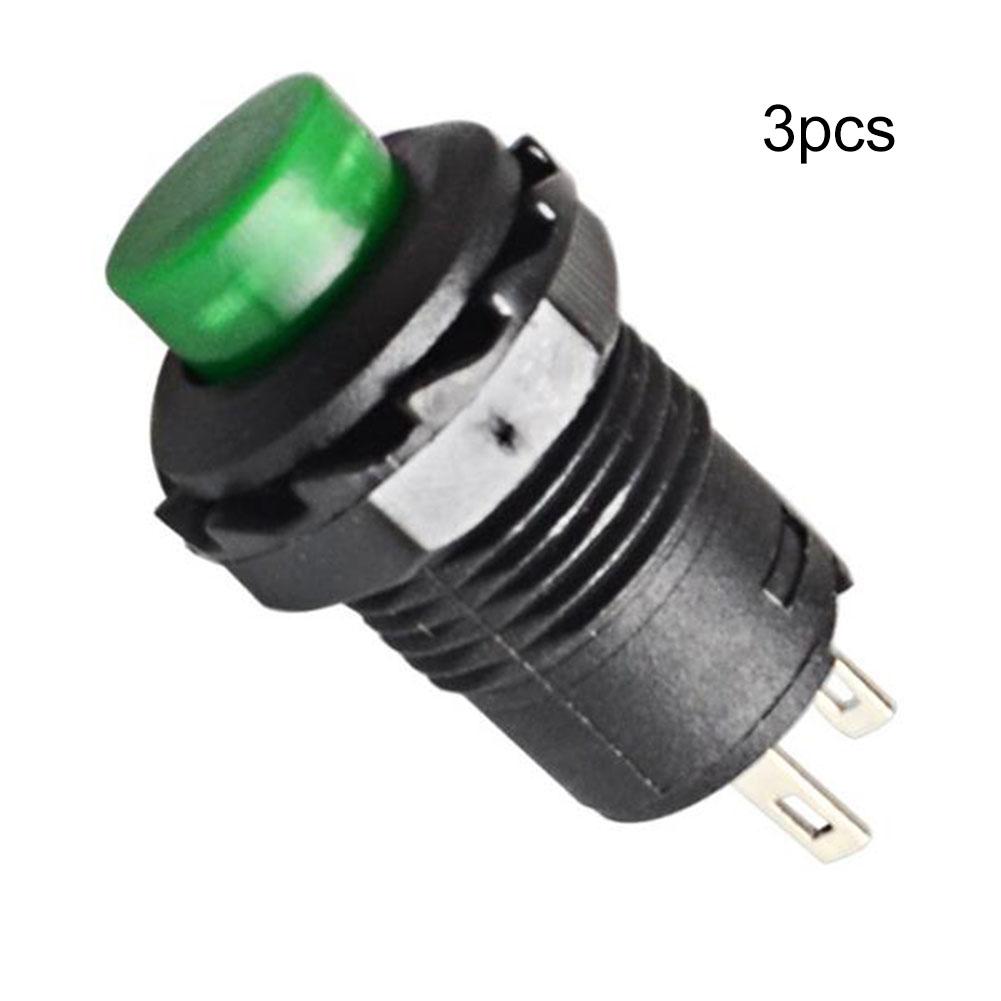 Button Switch Round SPST Self-locking Switch 12 Mm