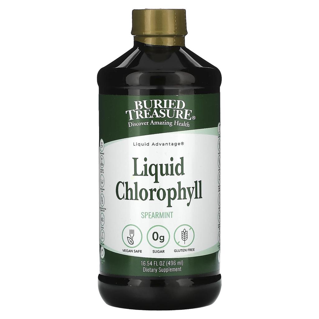 Liquid Chlorophyll, Spearmint Flavor, 480Ml (16.23Fl Oz)