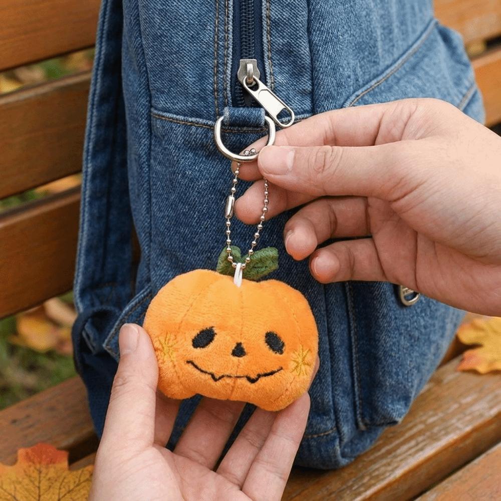 Kawaii Cartoon Plush Pendant Funny Furry Bag Pendant Halloween Plush Keychain Trick Or Treat