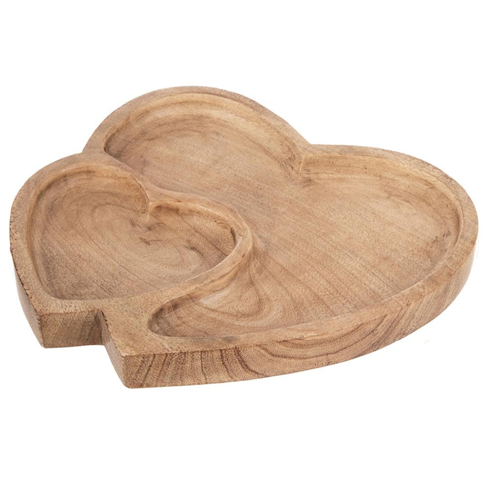 Talerz Drewniany na Przekąski Przystawki do Serwowania Dekoracji Kompozycji