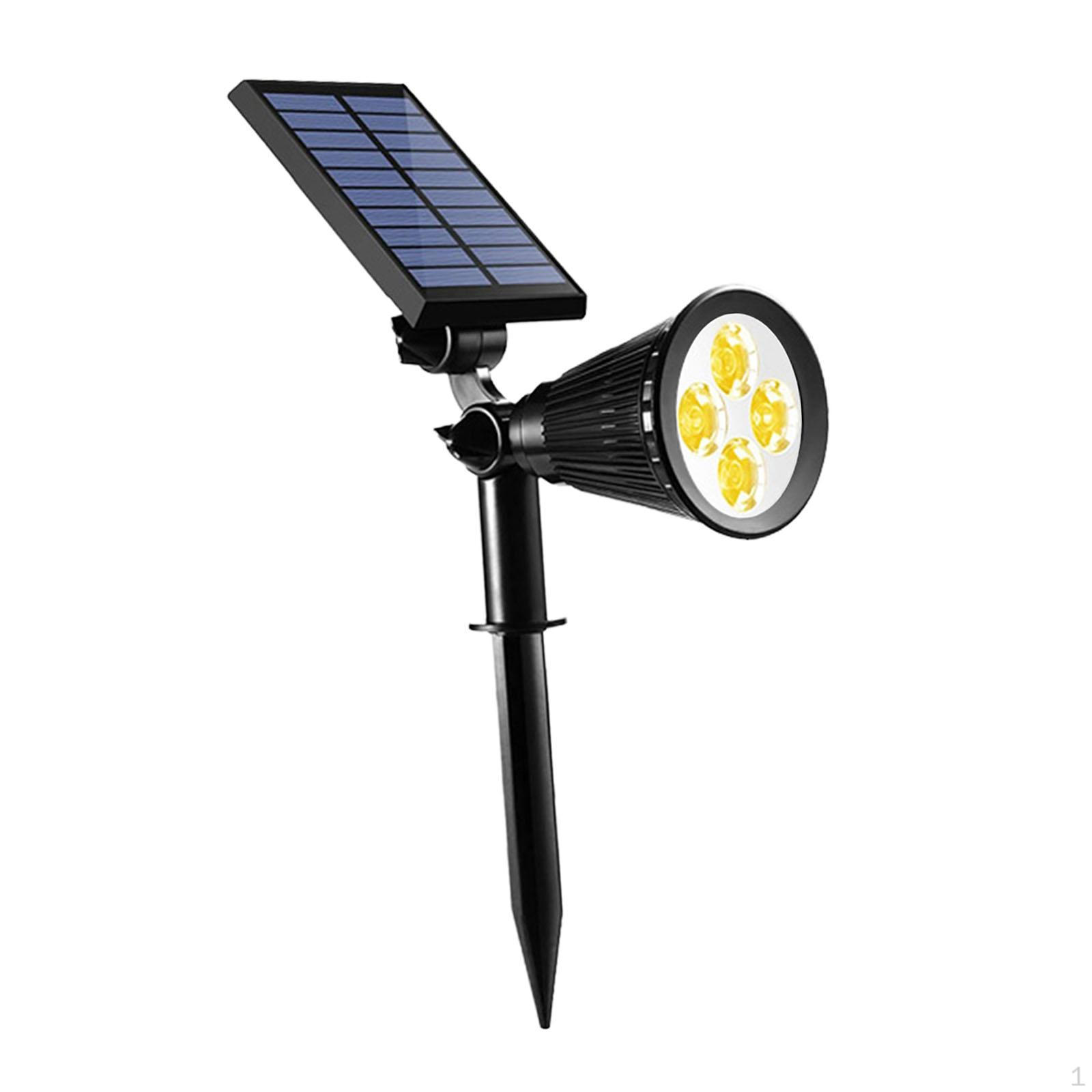 

Прожекторы на солнечных батареях, Декоративные лампы с автоматическим датчиком, Ландшафтное освещение для ландшафта, двора Warm Color