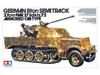 Tamiya Military Miniature Series 144 German Armored with Type 37 Flaksaurier Plastic Model Kit 35144 1/35 No. 8-Ton Half-Panzer 3.7cm Anti-Aircraft