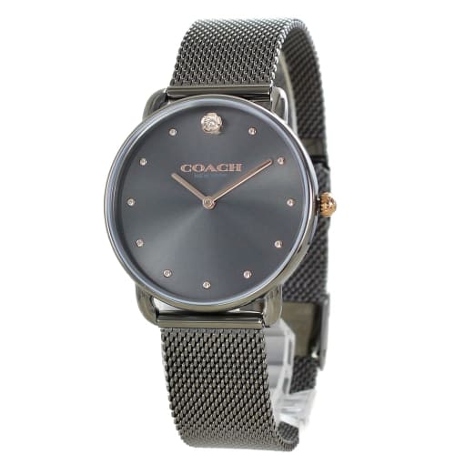 Coach Women's Unisex Elliot Watch with Gray Stainless Steel Bracelet (14504210)
