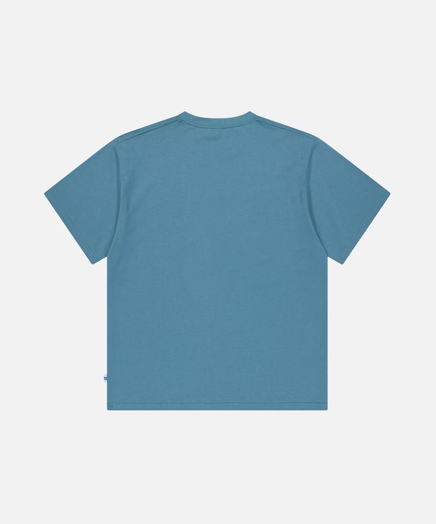 Maenhatanlekojeu Mr Classic Box Logo T-Shirt - Blue