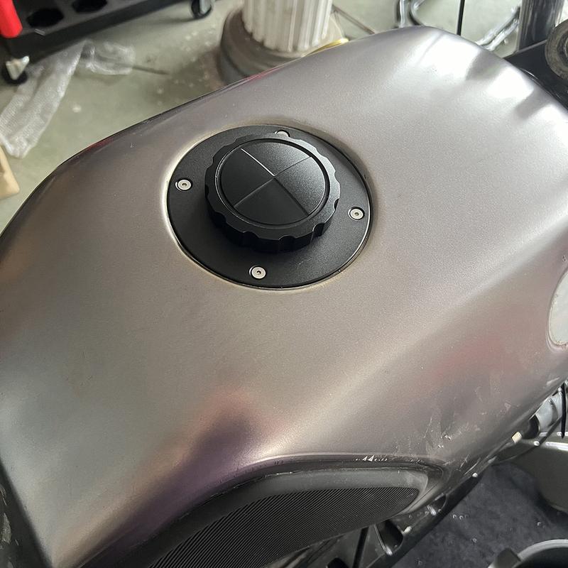 Aluminium Retro Oil Cap Fuel Petrol Gas Tank Cover Cafe Racer Motorcycle Fuel Tank Cap For BMW K75 K100 K1100 K100LT RT
