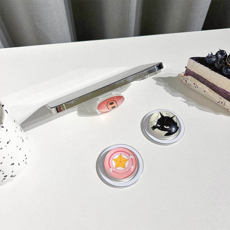 Windshield Pig Nose Mobile Phone Airbag Bracket Magnetic Suction Retractable Disassembly Portable Cat Beautiful Girl Clown
