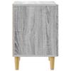 Nightstand Gray Sonoma 43 x 34.5 x 50 cm Particleboard