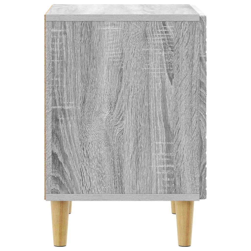 Nightstand Gray Sonoma 43 x 34.5 x 50 cm Particleboard