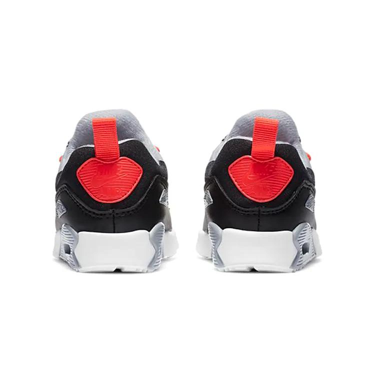 Nike Air Max Tiny 90 Toddler 'Radiant Red' (Unisex) Black / Radiant Red / Wolf Grey Toddler Shoes 881924 024
