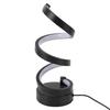 Spiral LED Tischleuchte 3 Farbtemperaturen Stufenloses Dimmen USB-betrieben Moderne Dekorative Schreibtischlampe
