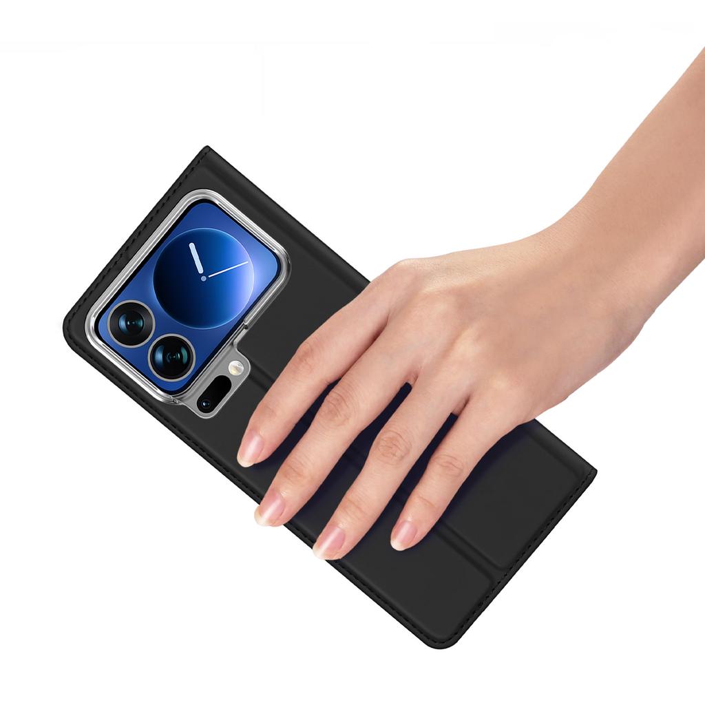 For Xiaomi 17 Pro Case DUX DUCIS Skin Pro Series Leather Stand Cover Card Holder