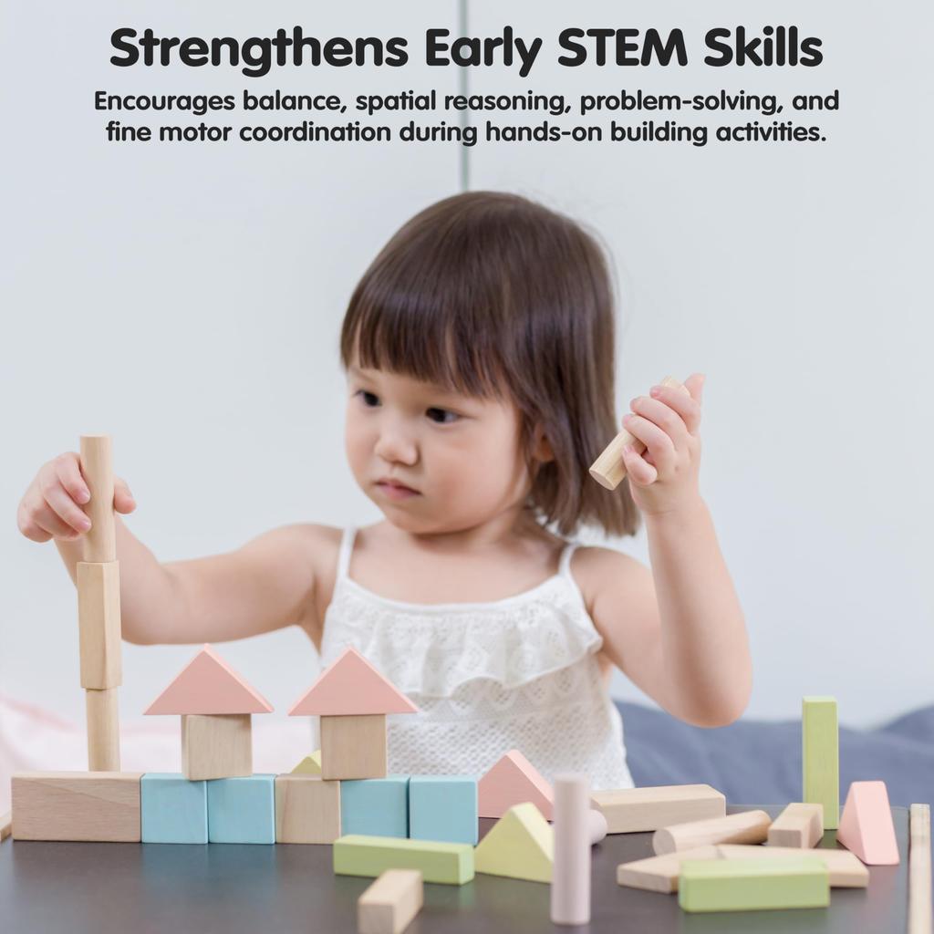 PlanToys Einheitenbausteine 40 Pastell 5507