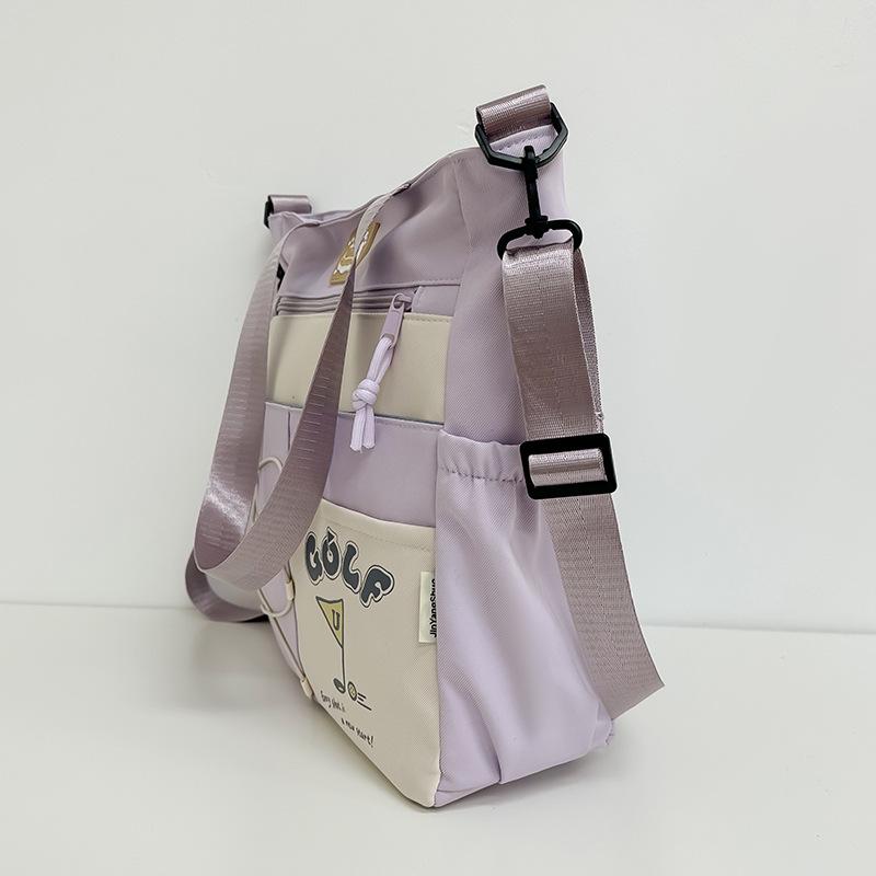 Mochila e Bolsa Transversal Fofas de Grande Capacidade Estilo Coreano para Meninas - Perfeita para Estudantes