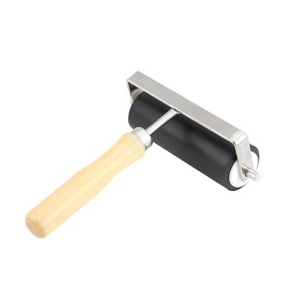 Wytrzymała twarda guma Brayer Roller Print Brush Ink Art Craft Oil Painting Tool