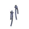 Ensemble collier et boucles d'oreilles à pampilles en zircon: Accessoires de Chaîne de Clavicule Haut de Gamme Chic Européen-Américain pour Femmes