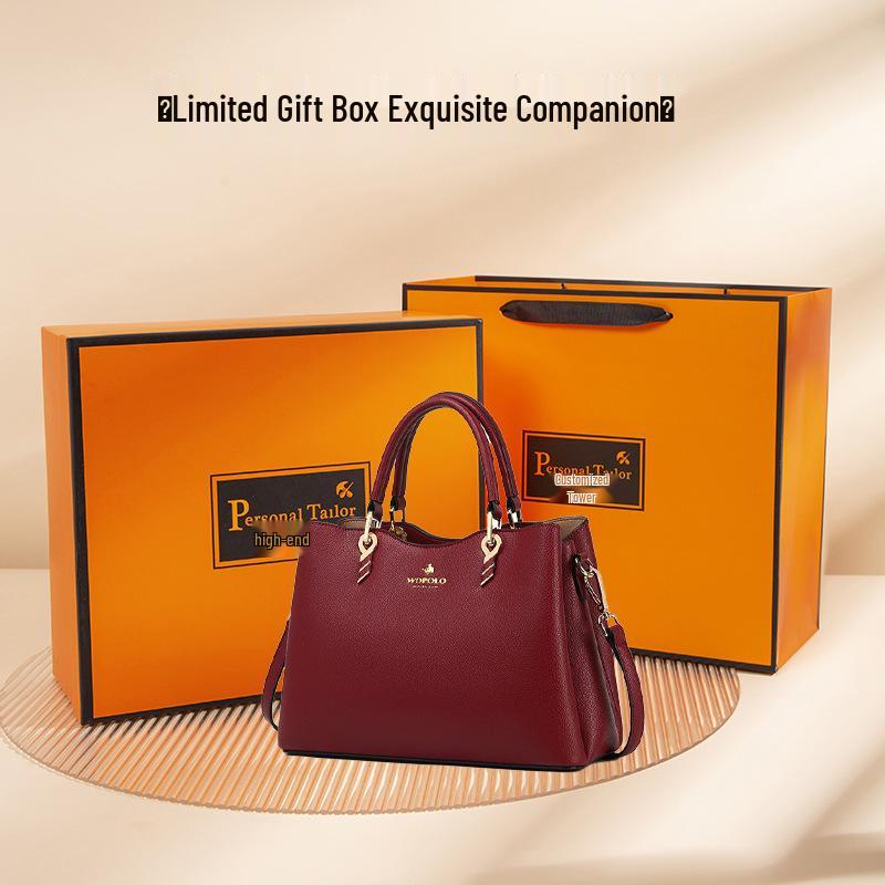 Women's Red Wedding Handbag: Fashion Tote for Ladies & Mother-in-Law's Banquet Gift