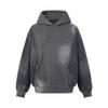 Felpa Oversize Scomposta con Orlo Grezzo Lavaggio Sfumato Misto Cotone Unisex Streetwear