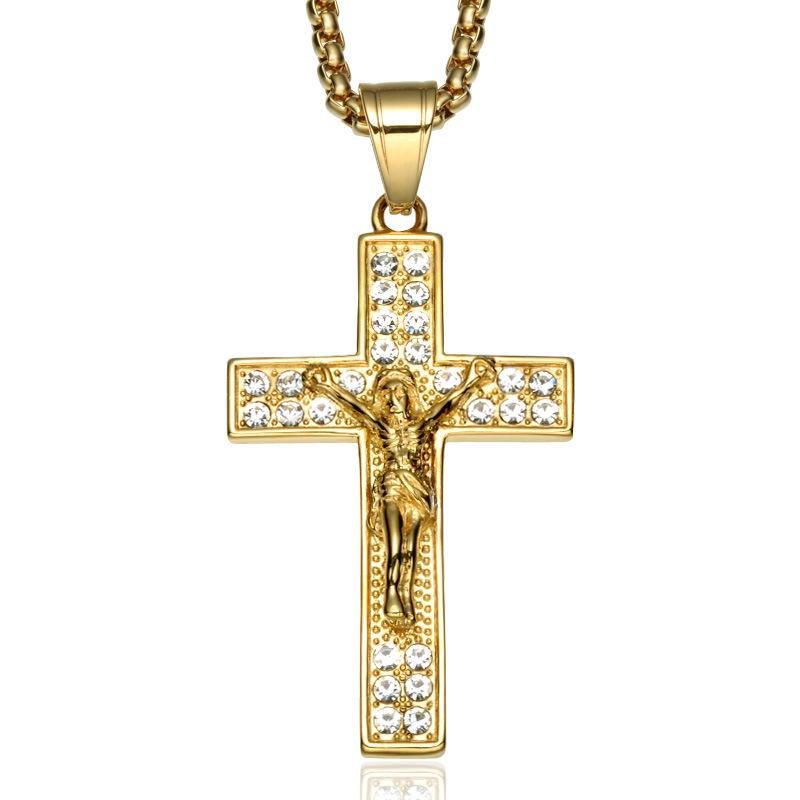 Buy Religious Vintage Jesus Unisex Gold Stainless Steel Link Chain Buy Religious Vintage Jesus Unisex Gold Stainless Steel Link Chain