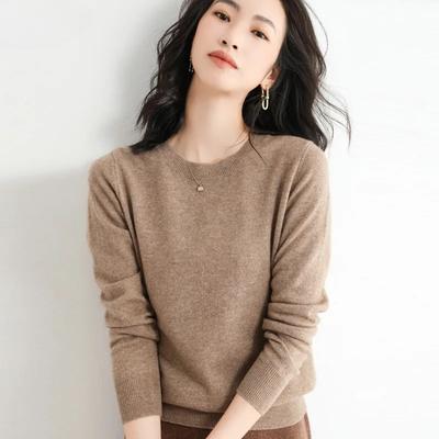 Pulover Cașmir Stil Clasic de Iarnă Pulover Mână Lungă Lână Merino Măsură Mică Tricotaj Moale Cald Basic' Îmbrăcăminte Top