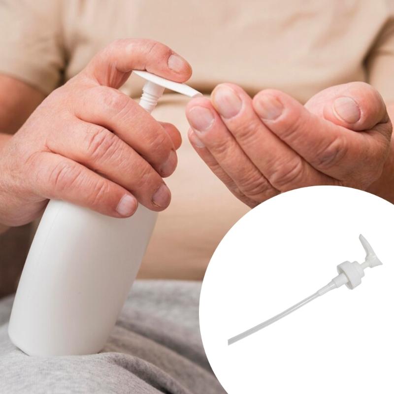 6Pcs Replacement Pump With Adjustable Tube Leakproof Lock Mechanism Compatible 1 Gallon Bottles Liquid Soap Dispenser