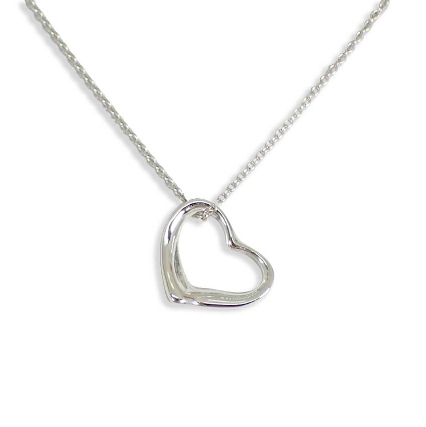 

[Used] TIFFANY/Tiffany 925 Open Heart Pendant/Necklace [g392-41]